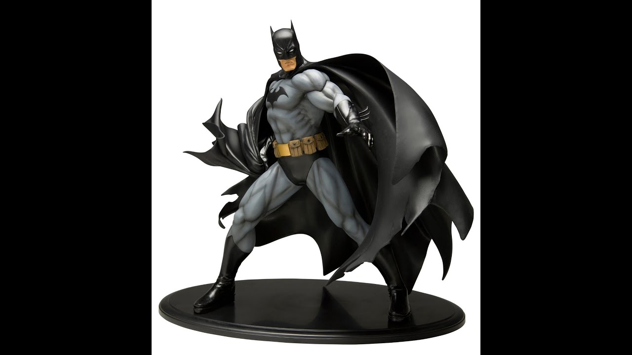 Batman ARTFX Statua PVC 1/6 - Jim Lee Black Costume Version - DC Comics - Altezza 28 Cm - Collezionismo - 5