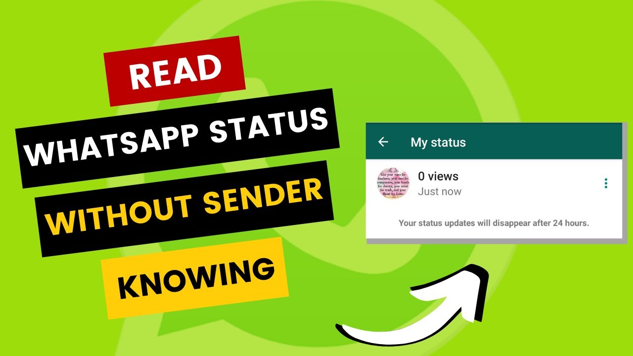 How To Read Whatsapp Status Without Sender Knowing 2020 Read Status