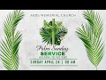 Abbs memorial church  palm sunday common service 24032024