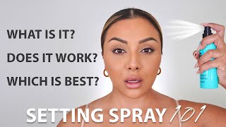 What Does a Setting Spray Do?