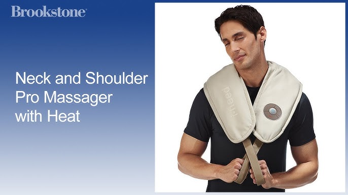 Brookstone Neck & Shoulder Sport Massager with Heat TS-502-BK