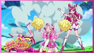 [1080p] Cure Dream, Cure Happy & Cure Yell Attack {Ep. 37} (HUGtto! Precure)