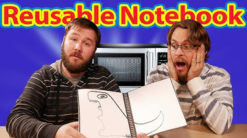 Microwave This Notebook To Erase IT!!! - The Rocketbook Wave