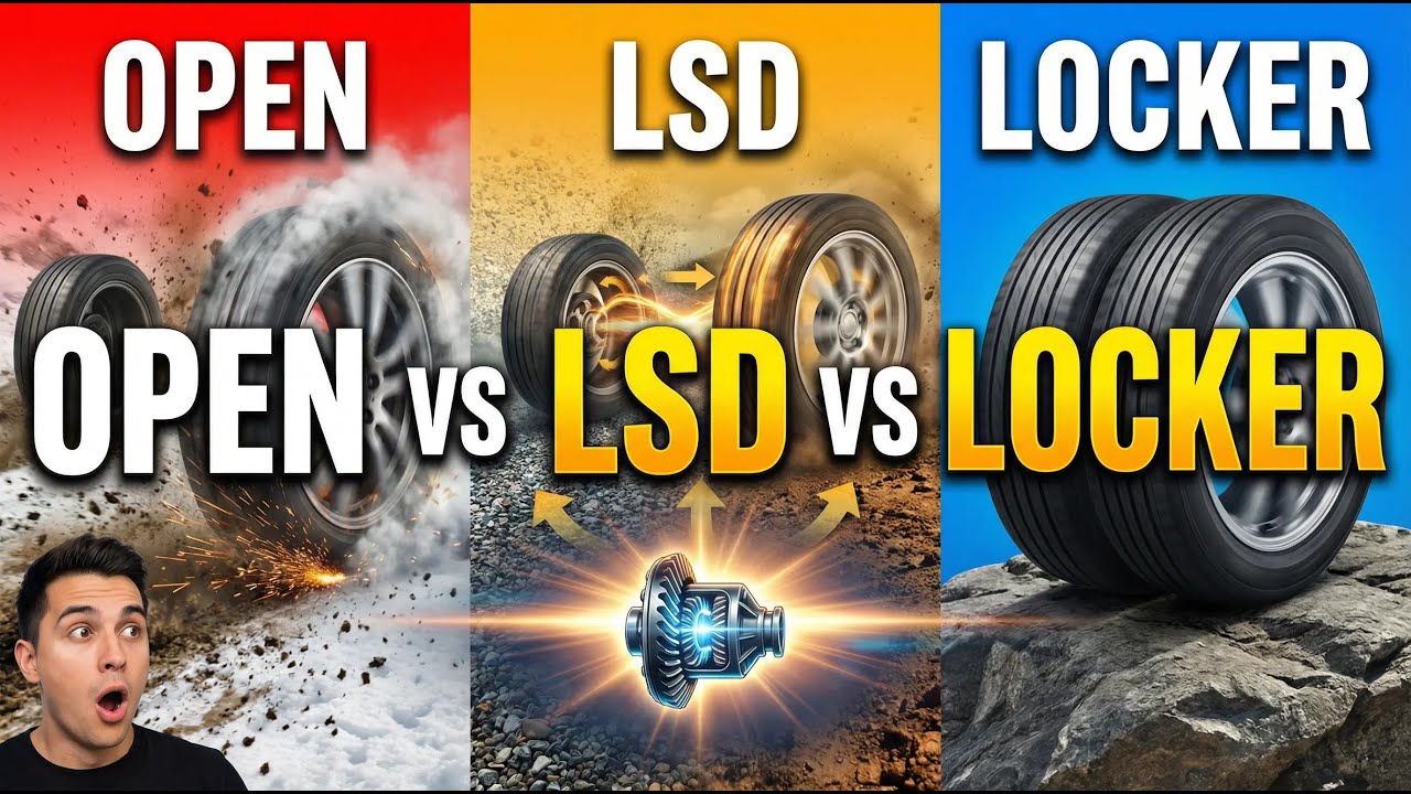 Differentials Explained: Open vs LSD vs Locker - YouTube