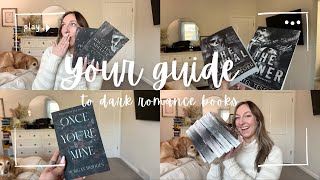 DARK ROMANCE BOOK GUIDE | from beginner to the most unhinged books & series
