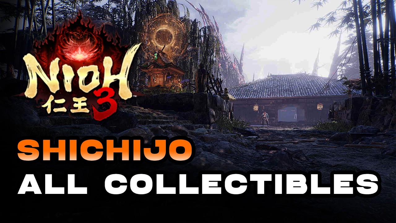 Nioh 3 - Shichijo 100% All Collectible Locations (Route Guide)
