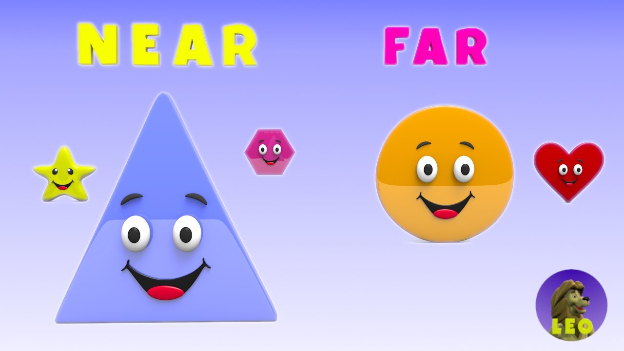 Shapes Cartoon For Toddlers Near Far Concept For Kindergarten Youtube Shapes Cartoon For Toddlers Near Far Concept For Kindergarten Youtube