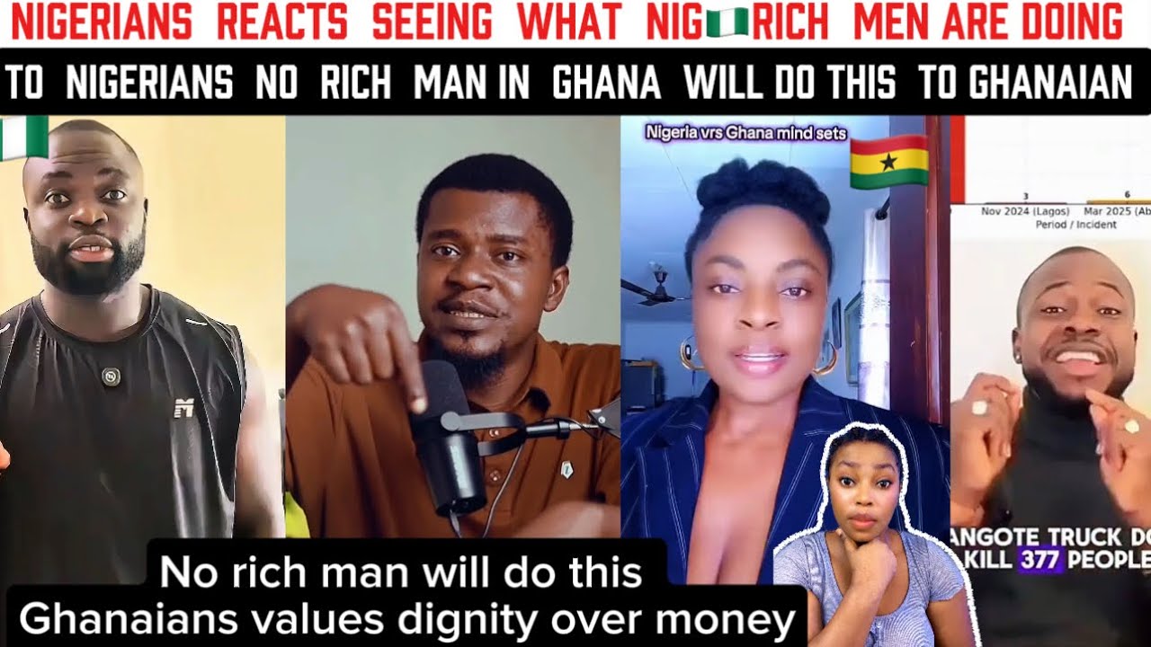 Nigerians Reacts Seeing What Niger🇳🇬 rich men Are Doing To Them No rich man will do this to a G🇬🇭