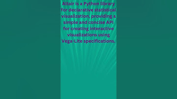 Statistical Visualization: Altair