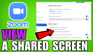 How To View A Shared Screen In Side By Side Mode In Zoom (2026) (Quick And Easy Guide)