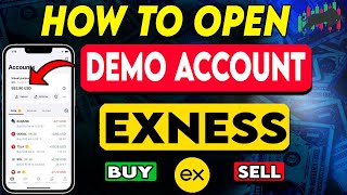 How to Create Demo Account in Exness App | Exness Demo Account