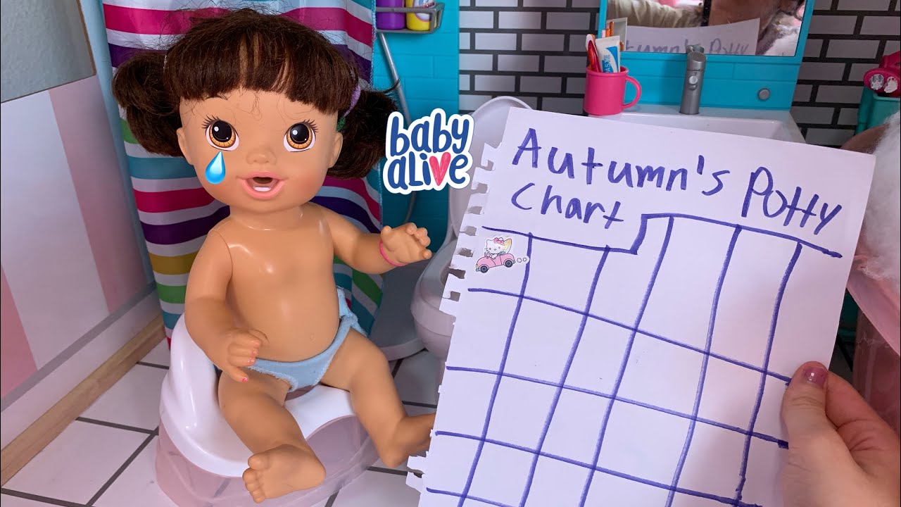 BABY ALIVE Training with Autumn 🚽