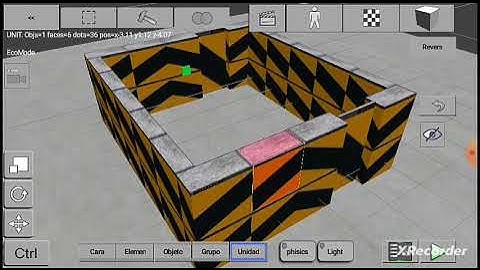 3D map constructor establecer UV