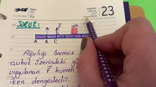 Kaldıraçta Kuvvet Kazancı Nasıl Bulunur? Fizik11 Basit Makineler