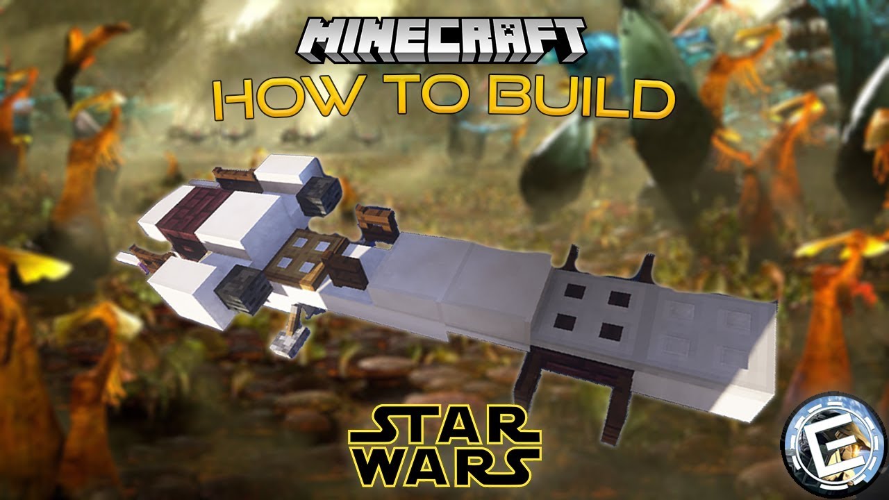 Republic BARC speeder Minecraft Star Wars tutorial (21 Scale) YouTube
