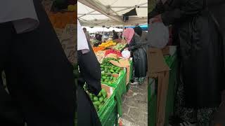 Clemenceau Market in Belgium🇧🇪. #trending #europe #belgium #shopping #food #streetshopping #travel