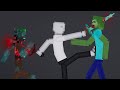 Minecraft Creatures Fight Against People In People Playground