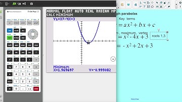 Graphing Parabolas using TI-83,84 Graphing Calculator "  Remote Learning"