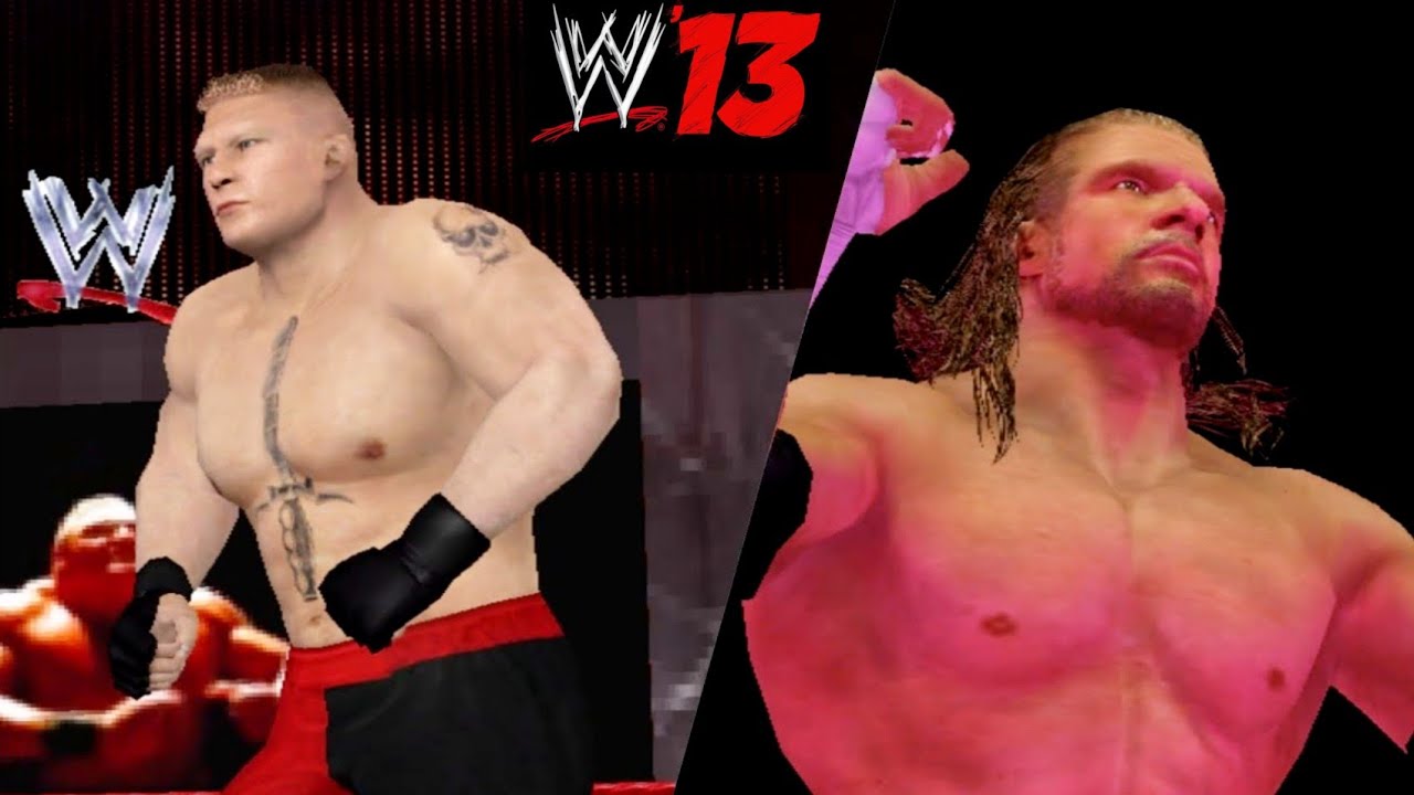 WWE 13 wii HHH vs Brock Lesnar +Best Settings
