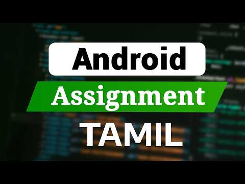 Kotlin Assignment Operators Explained in Tamil | Android Development