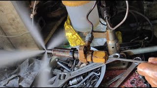 how to repair injector Perkins 27kva generator - mf 240 tractor injector repair
