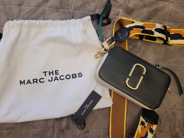 Review of Marc Jacobs Snapshot Bag Black Honey Ginger Multi YouTube