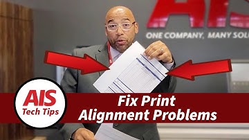 Fix Print Alignment Problems