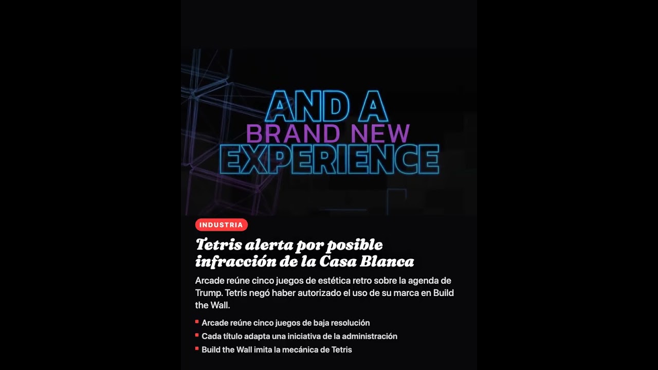 Tetris alerta por posible infracción de la Casa Blanca