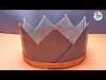 Diy origami crown  paper crown craft ideas  jui art and craft