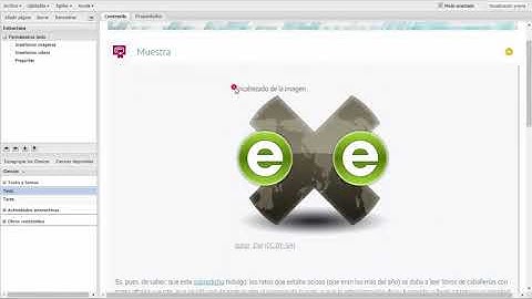Insertar una imagen en eXeLearning