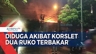 Kebakaran Melanda 2 Ruko, Beruntung Tidak Ada Korban Jiwa
