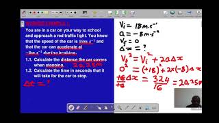 EQUATIONS OF MOTION GRADE 10 SMART PHYSMATHS 2021