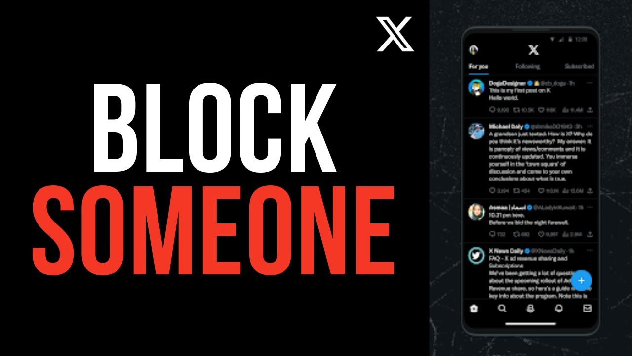 How to Block Someone on X 2025?