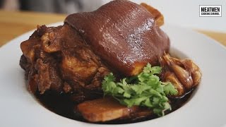 One-Pot! Braised Pork Trotter Recipe - 卤猪蹄