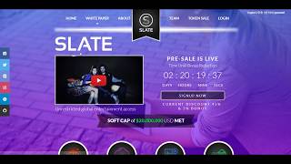 Slate - социальная активность проекта. Техническая сторона Slate Entertainment Group Slate - социальная активность проекта. Техническая сторона Slate Entertainment Group
