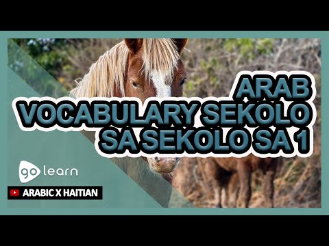 Arab Vocabulary Sekolo sa Sekolo sa 1 | Golearn