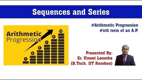 Sequence and Series | Class 11 (XI) | IIT-JEE | Mathematics | Video Lecture in Hindi