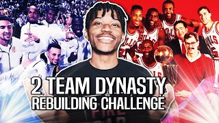 TRYING TO BUILD 2 NBA DYNASTIES AT THE THE SAME TIME IN NBA 2K20