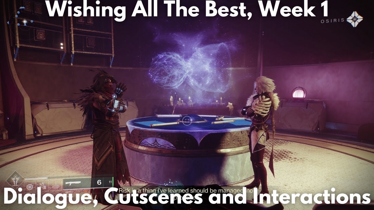 Wishing All The Best, Week 1 (Story Quest) [4K] - Destiny 2, Season of the Wish