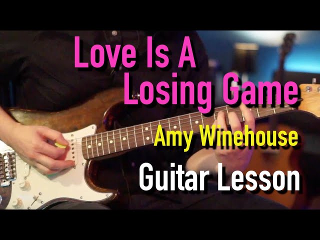 Love Is a Losing Game Piano Tutorial - Amy Winehouse