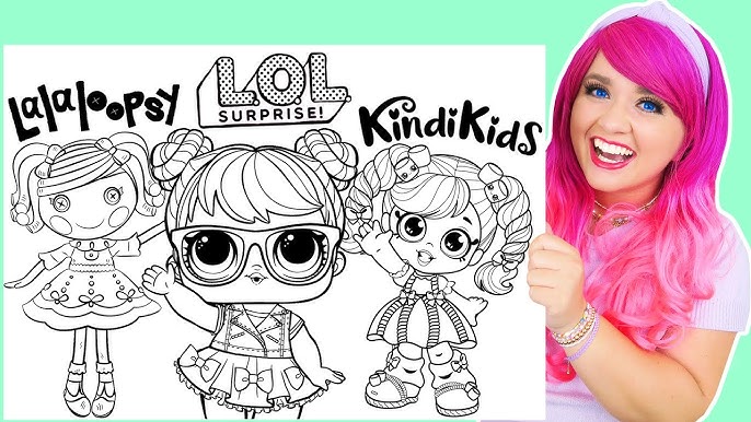 Coloring Kindi Kids, L.O.L. Surprise! Dolls & Lalaloopsy Coloring Pages - YouTube coloring-kindi-kids-l-o-l-surprise-dolls-lalaloopsy-coloring-pages-youtube