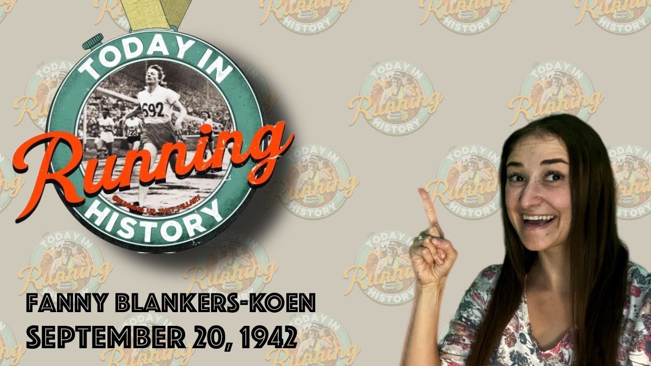 September 20, 1942 - first postpartum world record set by Fanny Blankers-Koen