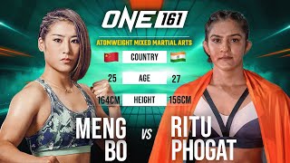 Women’s MMA WAR 😤 Meng Bo vs. Ritu Phogat Was INTENSE