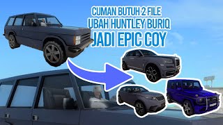 Ubah Huntley BURIQ Jadi Keren Pake Mod Ini || SAMP Support || PC || G65,RANGE ROVER,ROLLS ROYCE