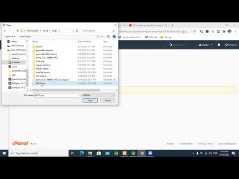 Como fazer deploy de um ficheiro war no cpanel (Java spring  boot)