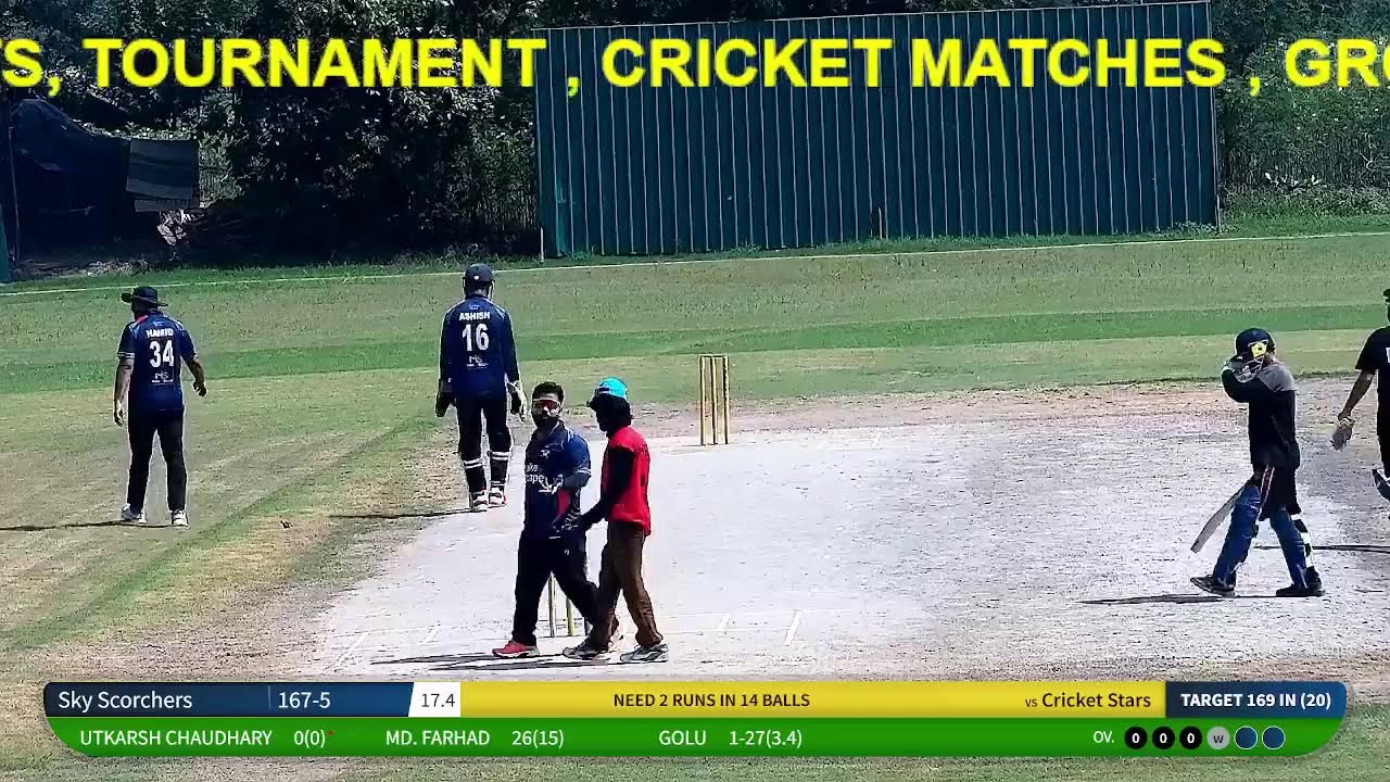 Sky Scorchers VS Cricket Stars (The Legacy Oval Cup S3)