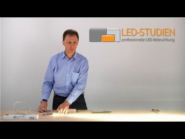 Anleitung: Einfache LED-Installation mit LED-Streifen - YouTube