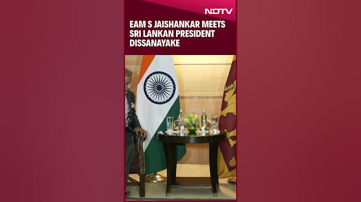 EAM Dr S Jaishankar Meets Sri Lankan President Anura Kumara Dissanayake In New Delhi