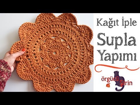 Kağıt İpten Supla Yapımı (Amerikan Servis) / Kendin Yap