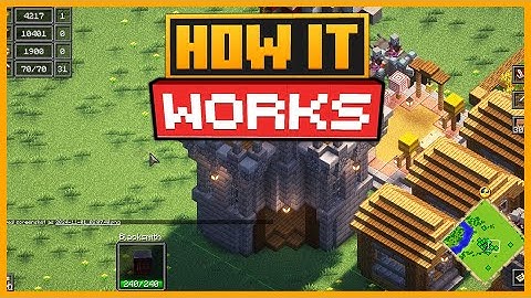 🟨 HOW the CASTLE WORKS in the REIGN of NETHER RTS MOD in MINECRAFT